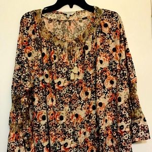 Size 3X 3/4 sleeve blouse